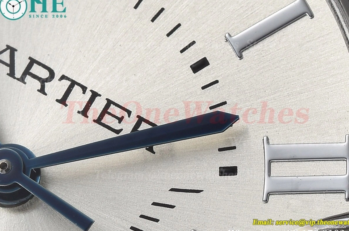 33mm NH05 Cartier Rmn De SS GDF SS Ballon Bleu Silver 0326